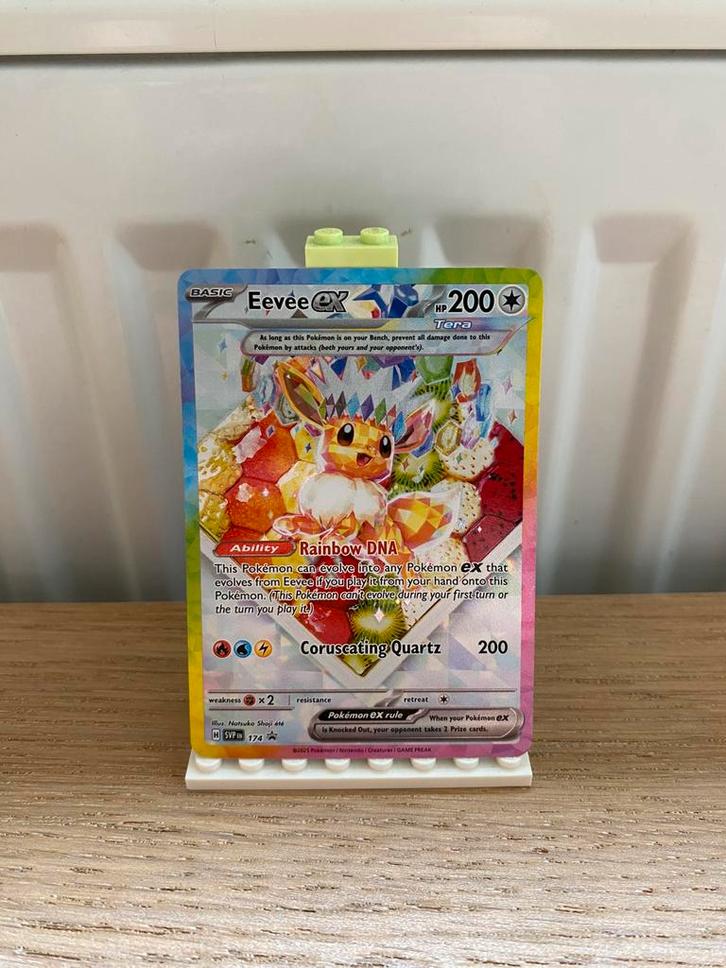 Eevee ex SVP174 - Pokemon kaart, Hobby en Vrije tijd, Verzamelkaartspellen | Pokémon, Nieuw, Losse kaart, Foil, Ophalen of Verzenden