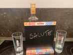 AVERNA amaro siciliano krijtbordje + 2 glaasjes, Antiek en Kunst, Ophalen of Verzenden