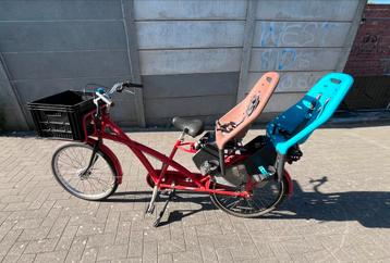Tweelingfiets transport fiets cargo bike longtail beschikbaar voor biedingen