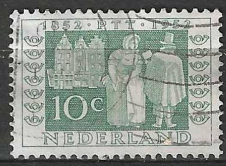 Nederland 1952 - Yvert 576 - 100 Jaar P.T.T. - 10 c. (ST), Postzegels en Munten, Postzegels | Nederland, Gestempeld, Verzenden