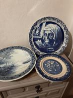 Allerlei  wandborden delfts blauw met stempel !, Antiek en Kunst, Ophalen