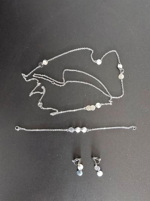 Nieuwe fantasieset: halsketting, armband, oorbellen, Handtassen en Accessoires, Kettingen, Nieuw, Ophalen of Verzenden