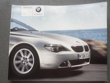 BMW Serie 6 Coupe & Cabrio 02-2004 Brochure beschikbaar voor biedingen