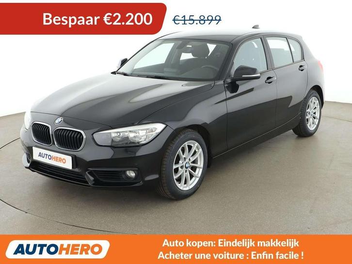 BMW 1 Serie 118 118d Advantage (bj 2017, automaat), Auto's, BMW, Te koop, 1 Reeks, ABS, Airbags, Airconditioning, Bluetooth, Boordcomputer