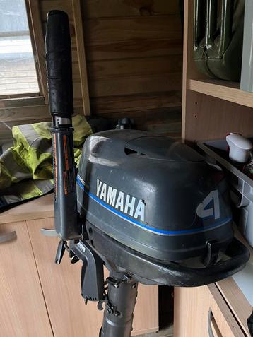 Yamaha 4pk 4-stroke buitenboordmotor met werk aan, Watersport en Boten, Ophalen, Gebruikt, Minder dan 5 pk, Viertaktmotor