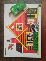 Houten legpuzzel huis, Ophalen