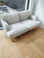 Canapé 2 places tissu blanc Ikea Stocksund, 150 tot 200 cm, Gebruikt, Stof, 75 tot 100 cm