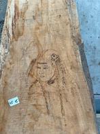 Houten decoratie met indianenmotief, Ophalen