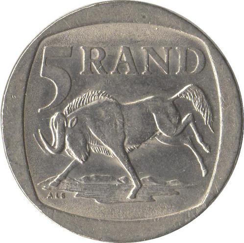 Muntstuk van 5 rand Zuid Afrika 2000, Postzegels en Munten, Munten | Afrika, Zuid-Afrika, Ophalen of Verzenden