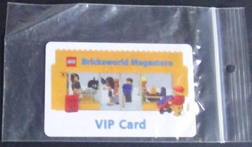 Magische kaart of VIP Card Brickworld Megastore van Lego beschikbaar voor biedingen