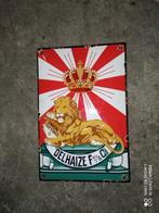 Plaque émaillée DELHAIZE LE LION, Enlèvement ou Envoi, Utilisé