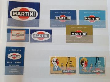 Luciferetiketten  reclame Martini  beschikbaar voor biedingen