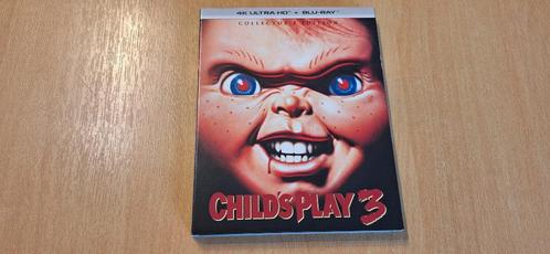 Child's Play 3 (UHD 4K Blu-ray) US import in nieuwstaat, CD & DVD, Blu-ray, Comme neuf, Horreur, Envoi