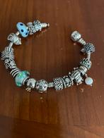 Bracelet Pandora avec 17 charms, Comme neuf, Enlèvement