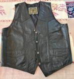 Vintage lederen mouwloze vest, Ophalen of Verzenden, Zo goed als nieuw
