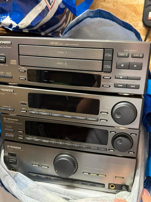 hifi set Pioneer A-P710, TV, Hi-fi & Vidéo, Chaîne Hi-fi, Comme neuf, Deck cassettes ou Lecteur-enregistreur de cassettes, Lecteur CD
