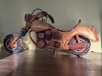 Handgemaakt houten motor beeldje (wilgentakken/twijgen), Enlèvement ou Envoi, Comme neuf, Autres types