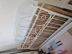 Witte metalen ikea bed 160cm - 200cm, Huis en Inrichting, Slaapkamer | Bedden, Ophalen, Zo goed als nieuw