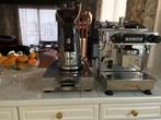 professionele Boretti Barista koffie machine in INOX, Electroménager, Cafetières, Comme neuf, Cafetière, Café en grains, Tuyau à Vapeur