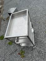 Pro roestvrijstalen trolley met wielen, Ophalen, Inox Meubilair