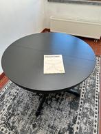Uittrekbare ronde tafel, Huis en Inrichting, Tafels | Eettafels, Ophalen, 100 tot 150 cm, Klassiek, Zo goed als nieuw