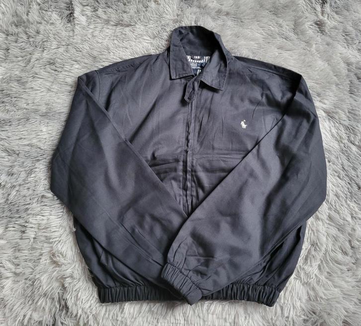 Harrington Polo Ralph Lauren Jas - Blauw - Maat L - Nieuw, Kleding | Heren, Truien en Vesten, Nieuw, Maat 52/54 (L), Blauw, Ophalen of Verzenden