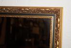 miroir vieil or avec cadre fleuri 55 x 47, Antiquités & Art, Antiquités | Miroirs, Rectangulaire, Moins de 50 cm, Enlèvement ou Envoi