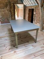 Houten eet- of livingtafel, Huis en Inrichting, Tafels | Eettafels, Ophalen, Gebruikt, 100 tot 150 cm, 200 cm of meer