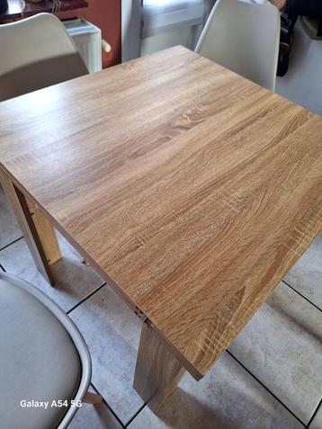 Table pliable bois mdf hetre, Maison & Meubles, Tables | Tables à manger, Quatre personnes, 150 à 200 cm, Enlèvement, Utilisé
