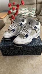 Jordan 4 Midnight Navy, Kleding | Heren, Schoenen, Ophalen, Wit, Zo goed als nieuw, Sneakers