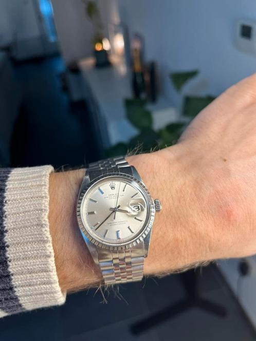 Rolex Oyster Perpetual Datejust 1603 - Te koop, Handtassen en Accessoires, Horloges | Heren, Zo goed als nieuw, Rolex, Staal, Ophalen