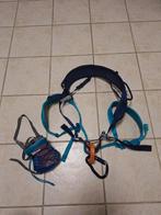 Klimgordel met pofzak en musketon, Sport en Fitness, Klimsport, Ophalen