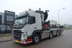 VOLVO FM 460 8X2 EURO 6 OPENLAADBAK MET HMF 60 T/M KRAAN, Auto's, Automaat, Wit, Diesel, Particulier