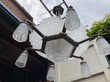 Luster Art Deco Val Saint Lambert. VSL063/a.  beschikbaar voor biedingen