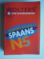 dictionnaire néerlandais espagnol dictionnaire Wolters 1996, Livres, Dictionnaires, Néerlandais, Autres éditeurs, Utilisé, Enlèvement ou Envoi