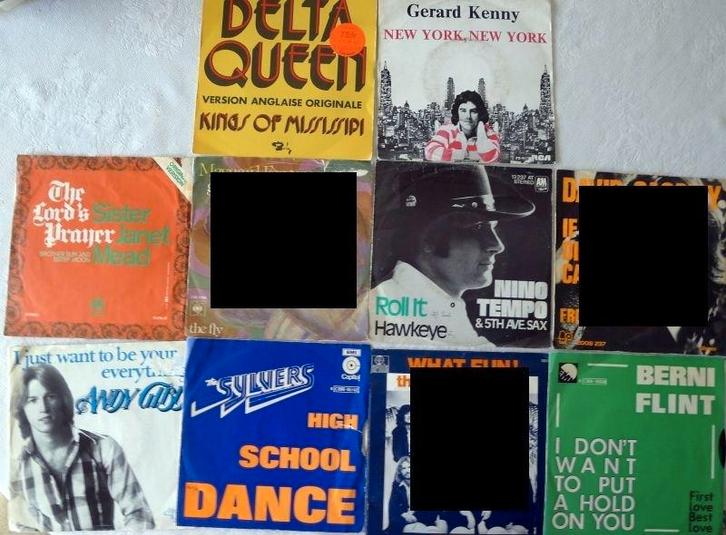 50-tal 45t singles 60's, seventies en eighties, CD & DVD, Vinyles Singles, Comme neuf, Single, Pop, Enlèvement ou Envoi