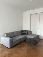 Zetel - Montel - grijs - hoekzetel, Huis en Inrichting, Ophalen, Zo goed als nieuw, Stof, Modern