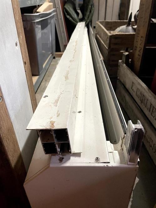 Witte rolluikken ramen elektrisch, Doe-het-zelf en Bouw, Rolluiken, Gebruikt, 150 tot 200 cm, 200 cm of meer, Wit, Elektrische bediening