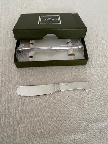 Christofle verzilverde botermesjes  beschikbaar voor biedingen