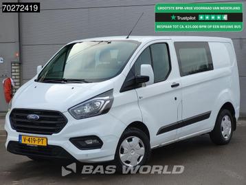 Ford Transit Custom 105pk Dubbel Cabine Euro6 Trekhaak Cruis beschikbaar voor biedingen