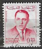 Marokko 1962-1965 - Yvert 440B - Koning Hassan - 0.25 c (ST), Timbres & Monnaies, Timbres | Afrique, Maroc, Affranchi, Envoi