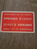 1 speelkaart Brasserie De La Rance,,limonade Crystal, Collections, Comme neuf, Enlèvement ou Envoi