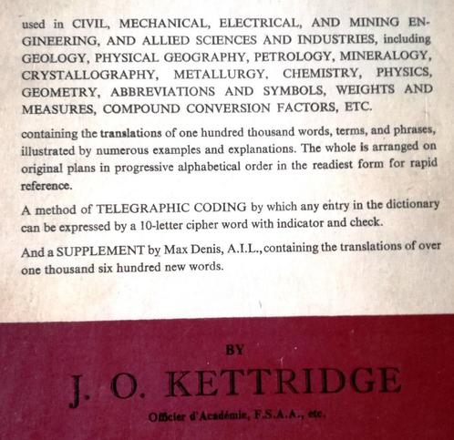 Kettridge dictionary of technical terms and phrases, Boeken, Woordenboeken, Gelezen, Engels, Ophalen of Verzenden