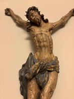 Houten Christus beeld 16-17 eeuws  80 cm hoog, Ophalen