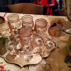 Mooie schotel met antieke glaasjes, Ophalen