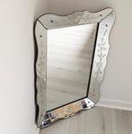 Venetiaanse spiegel, Murano-geïnspireerd, 75,5  54,5 cm, Antiek en Kunst, Ophalen, Overige vormen, 50 tot 100 cm, Minder dan 100 cm