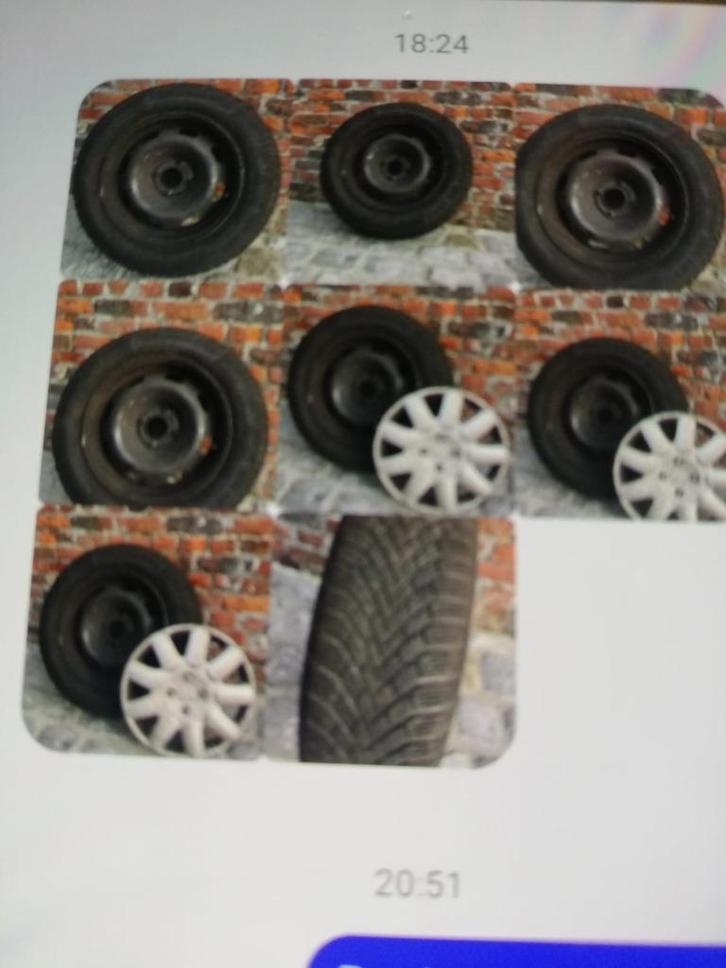 pneus et jantes, Autos : Pièces & Accessoires, Pneus & Jantes, Pneus et Jantes, Pneus hiver, 15 pouces, 195 mm, Véhicule de tourisme