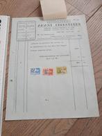 Ancienne facture 1948 - tailleur de marbre Gand, Collections, Collections Autre, Comme neuf, Enlèvement ou Envoi