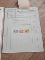 Oude factuur 1948 - marmerhouwerij Gent, Verzamelen, Ophalen of Verzenden, Zo goed als nieuw