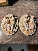 Koppel porcelein wandborden perfecte staat, Antiek en Kunst, Ophalen